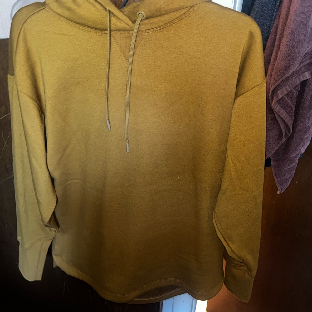 Women's Mustard Hoodie Sweater